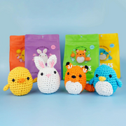 Crochet Kit for Beginners – Easy Arts & Crafts Kit for Making Crochet Animals