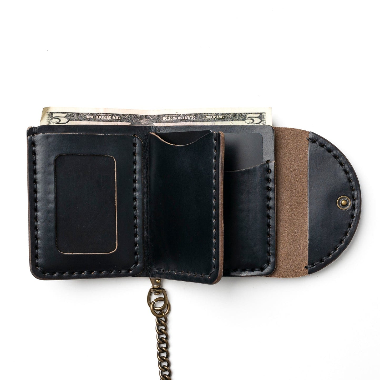 Leather Biker Wallet