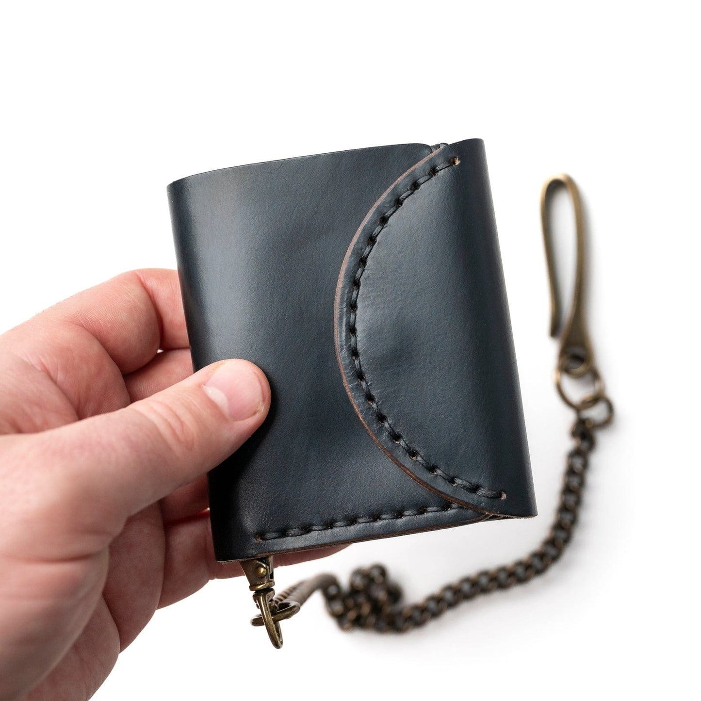 Leather Biker Wallet