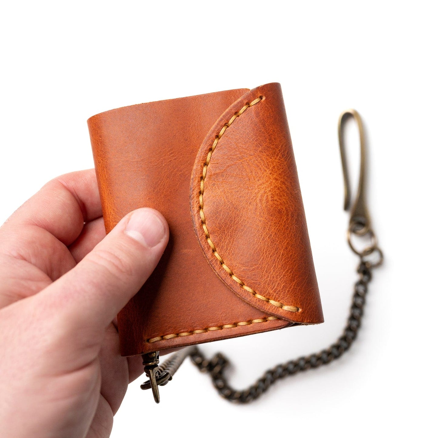 Leather Biker Wallet
