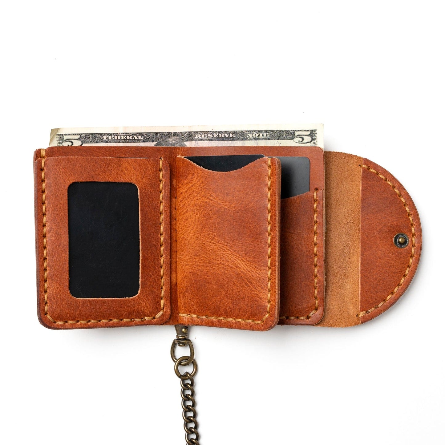 Leather Biker Wallet