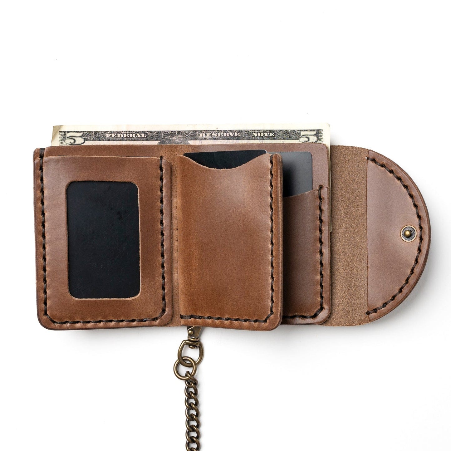 Leather Biker Wallet