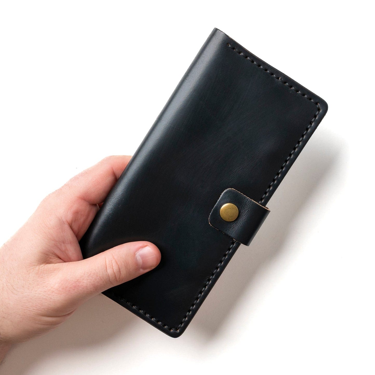 Leather Checkbook Wallet