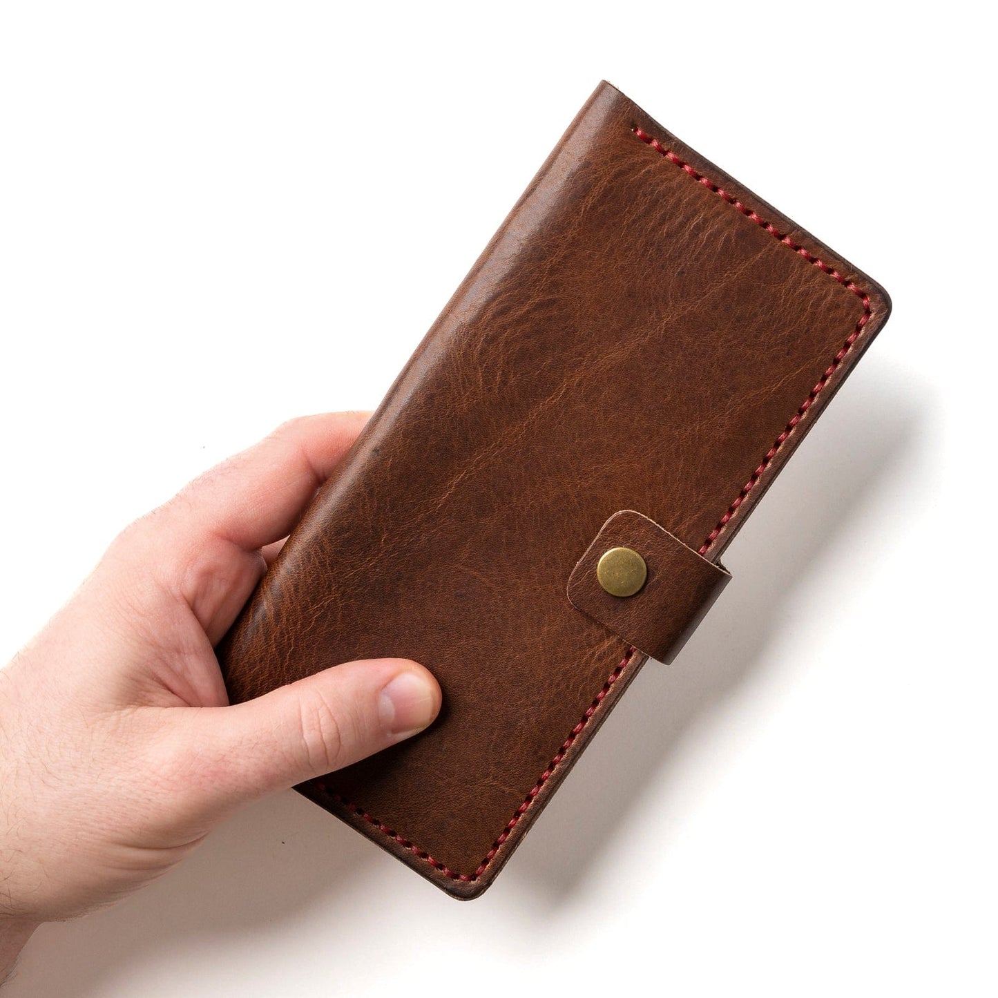 Leather Checkbook Wallet