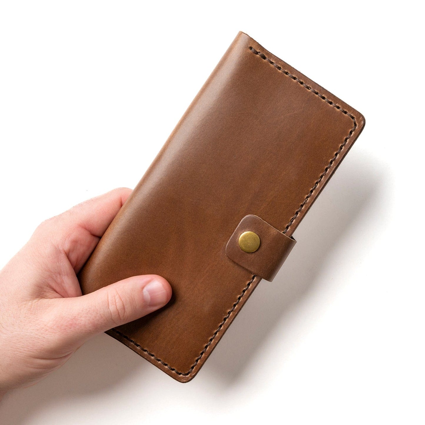 Leather Checkbook Wallet