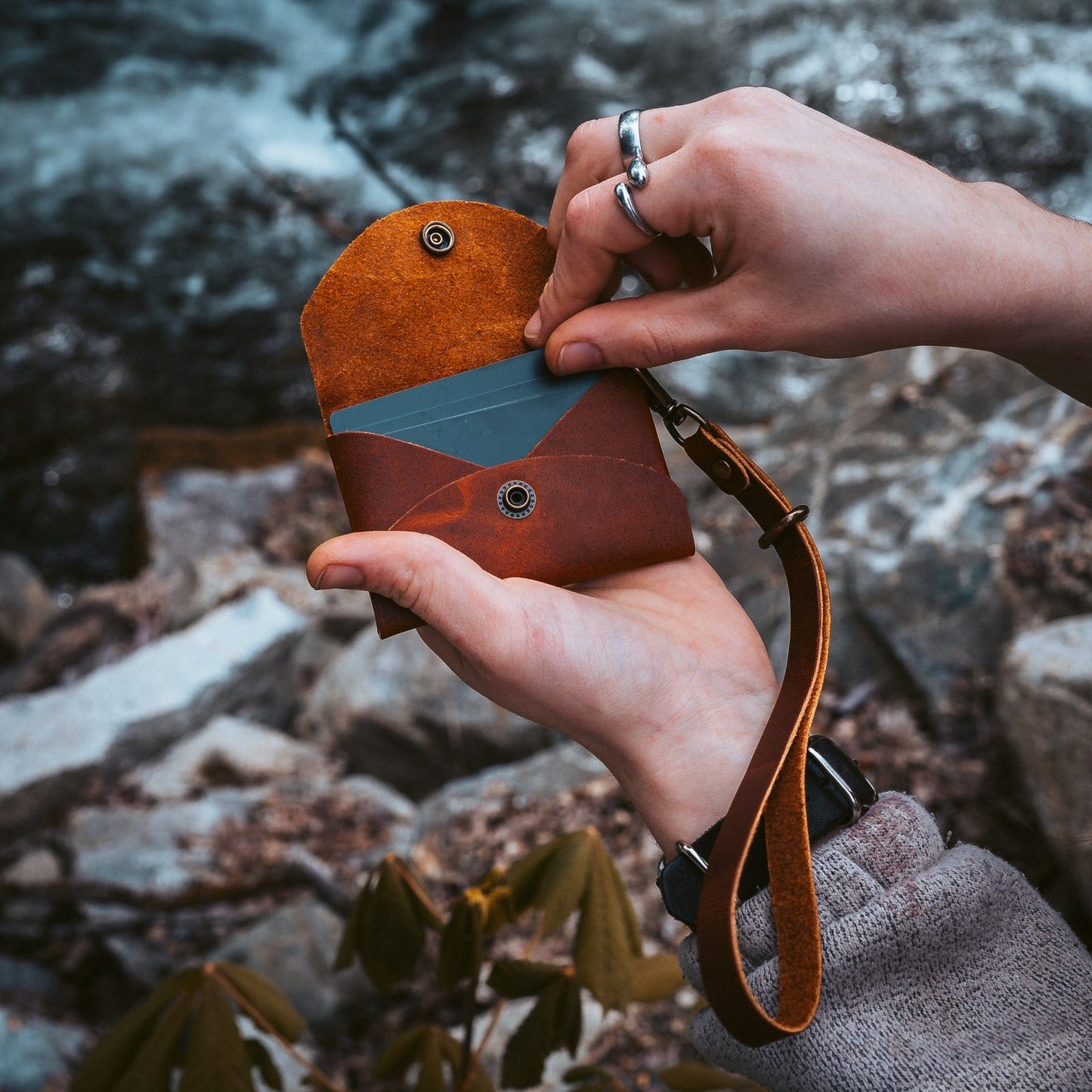 Leather Envelope Pouch
