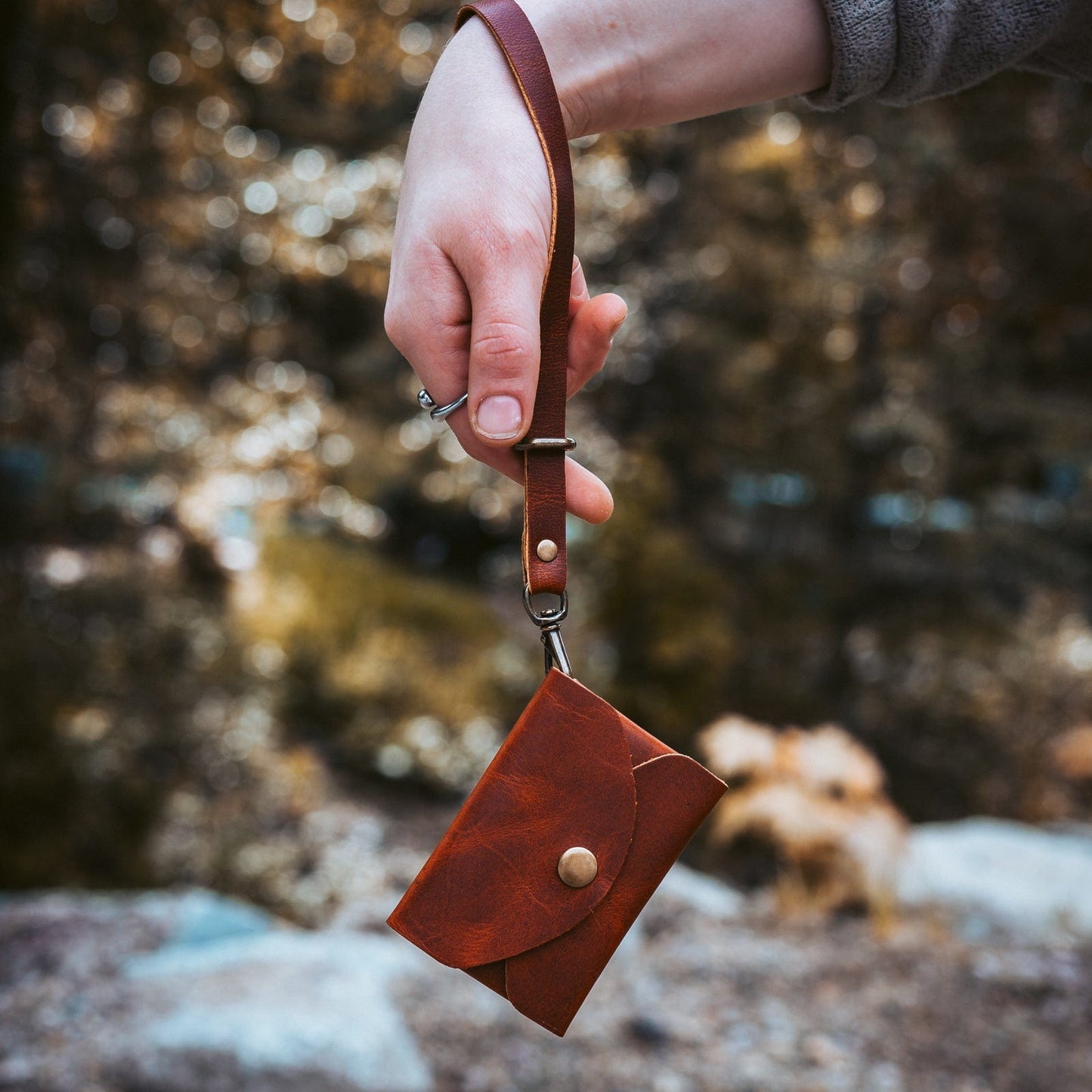 Leather Envelope Pouch