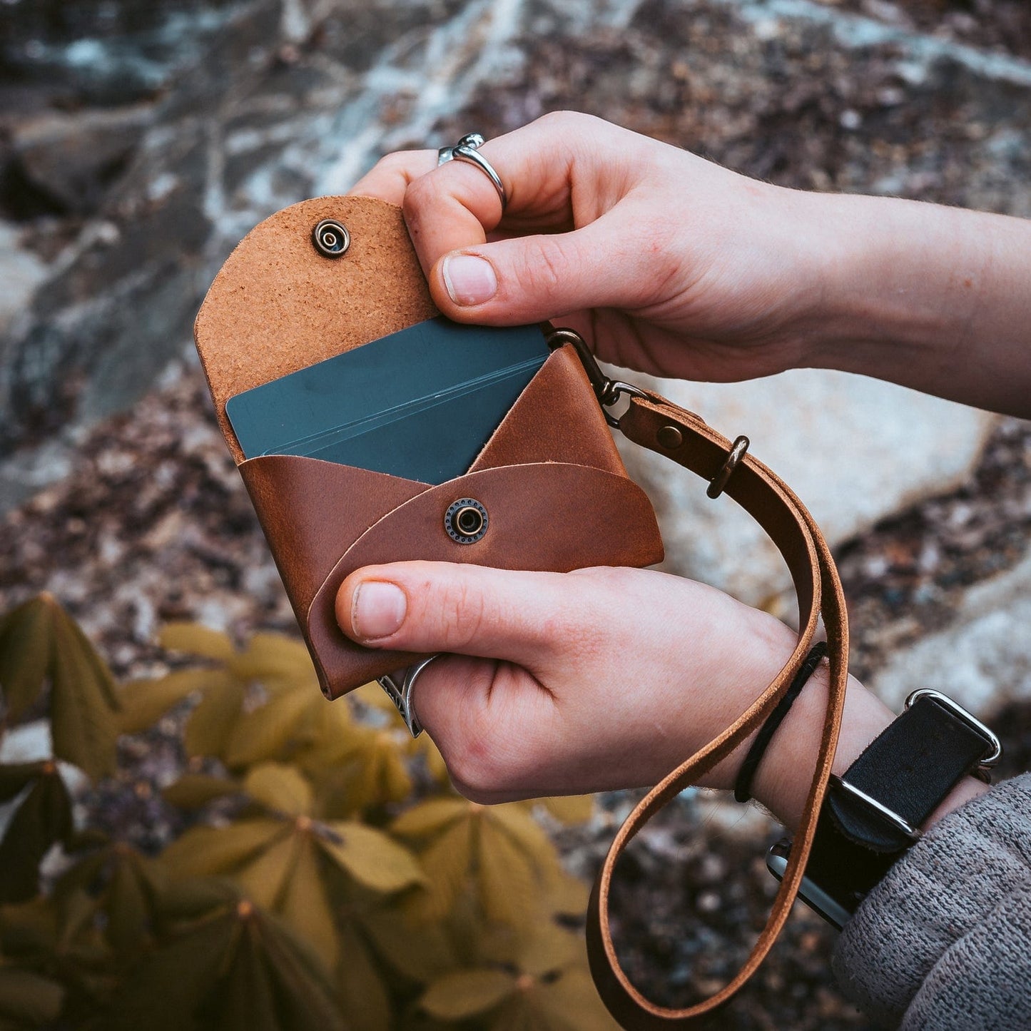 Leather Envelope Pouch