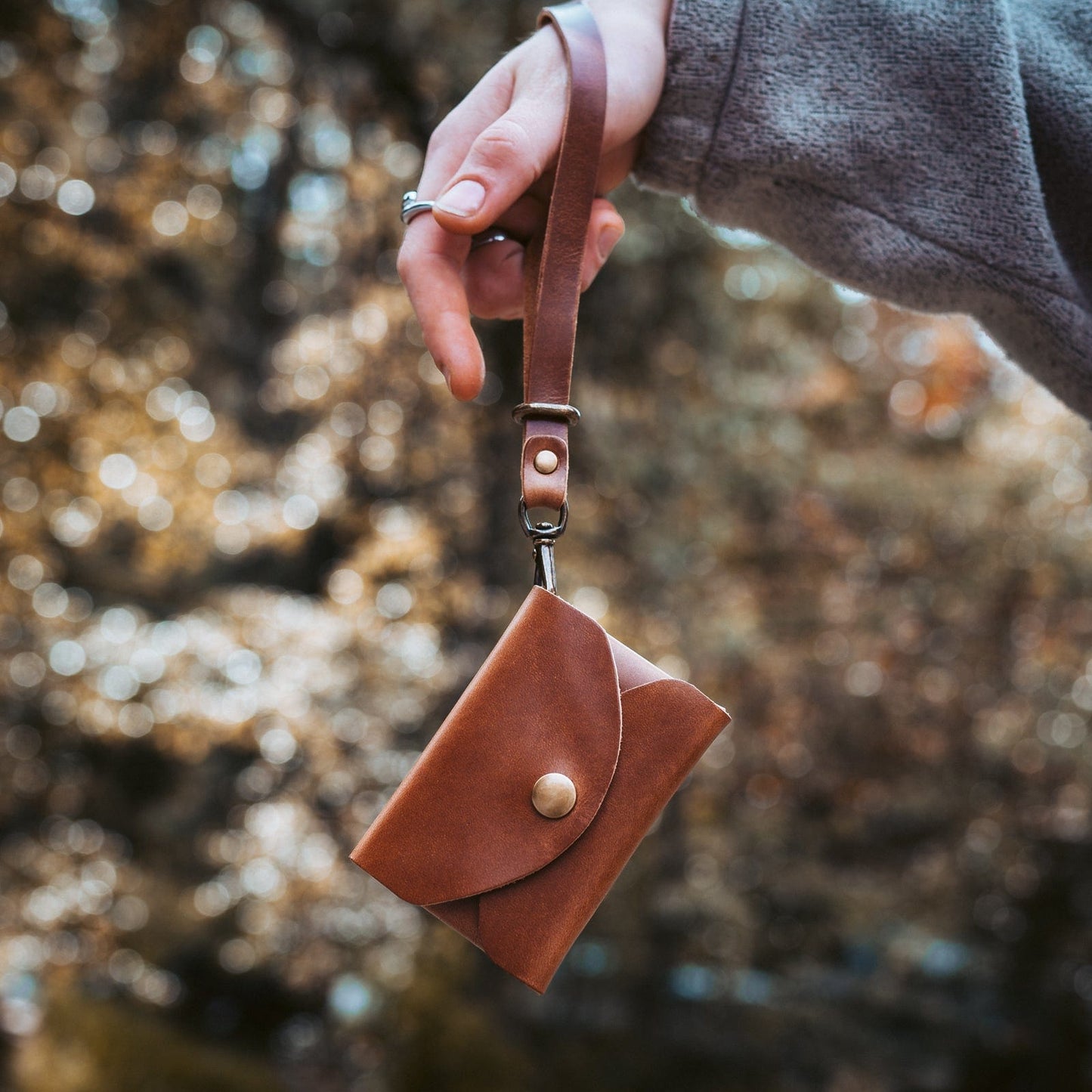 Leather Envelope Pouch