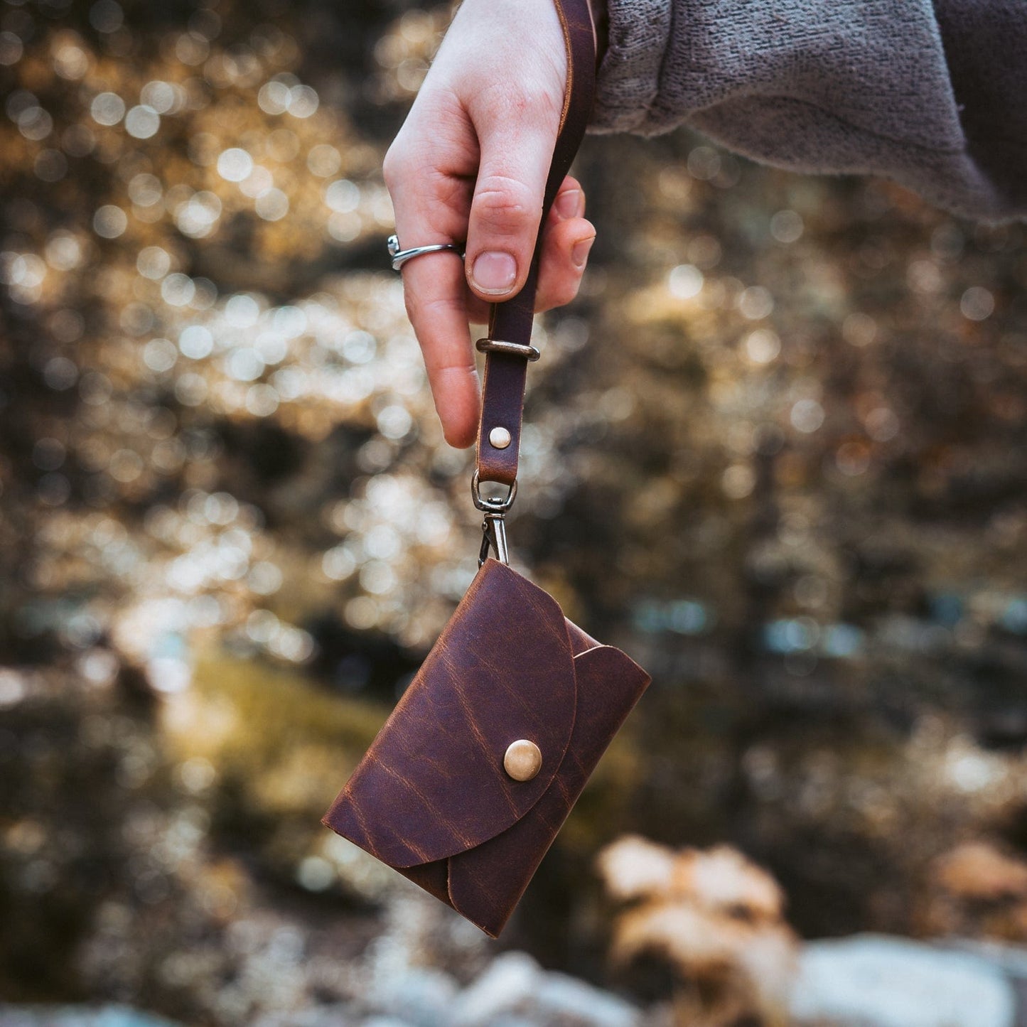 Leather Envelope Pouch