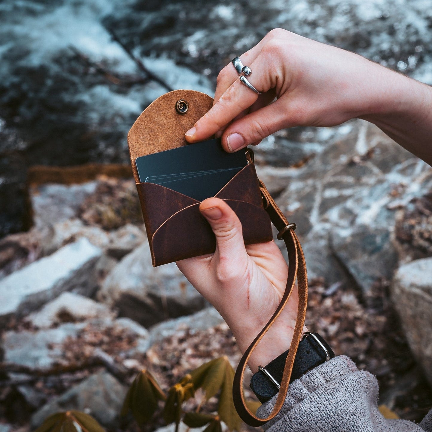 Leather Envelope Pouch