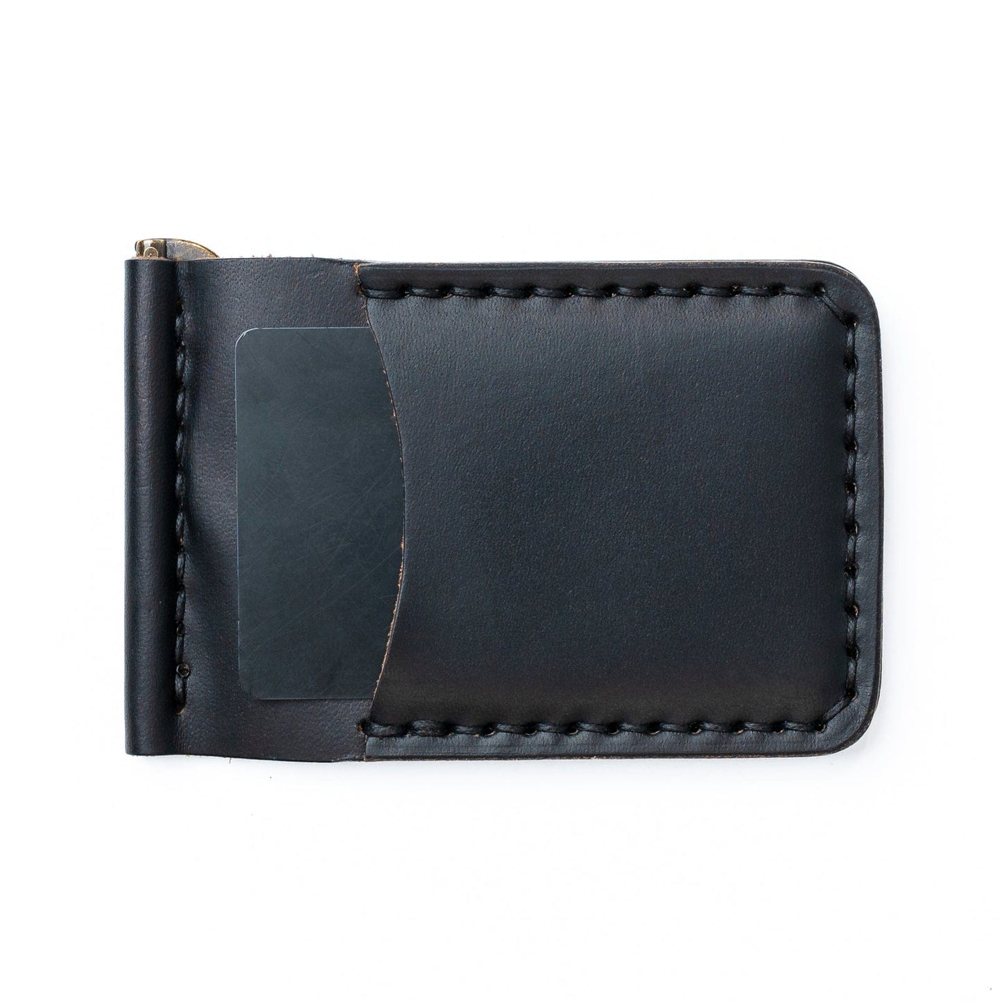 Leather Money Clip Wallet