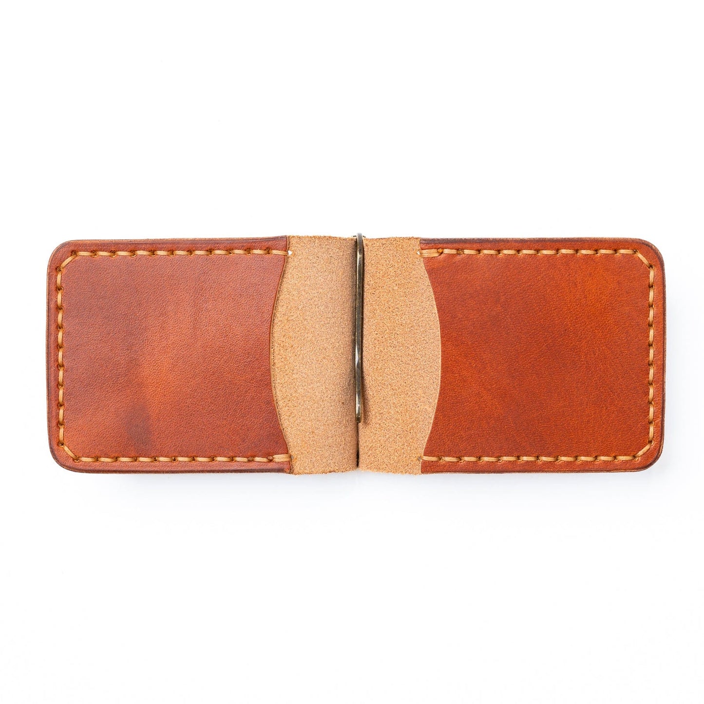 Leather Money Clip Wallet