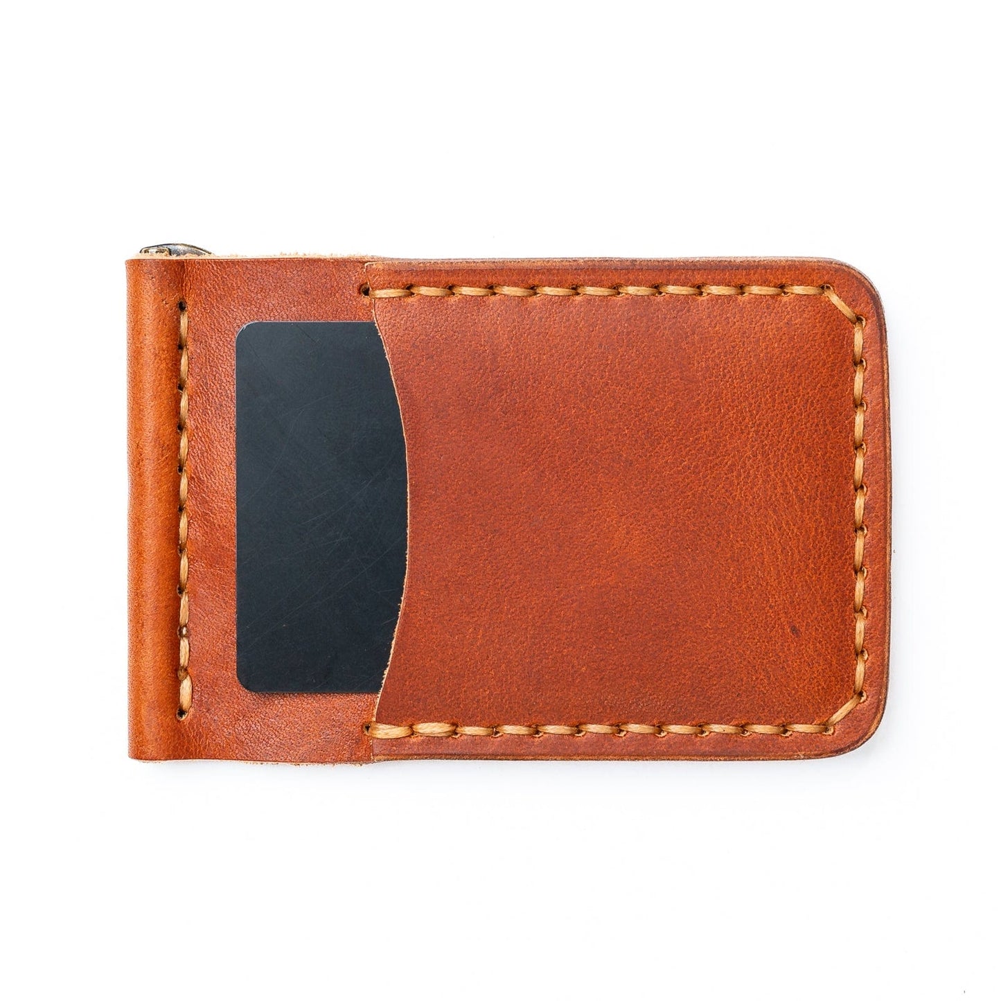 Leather Money Clip Wallet