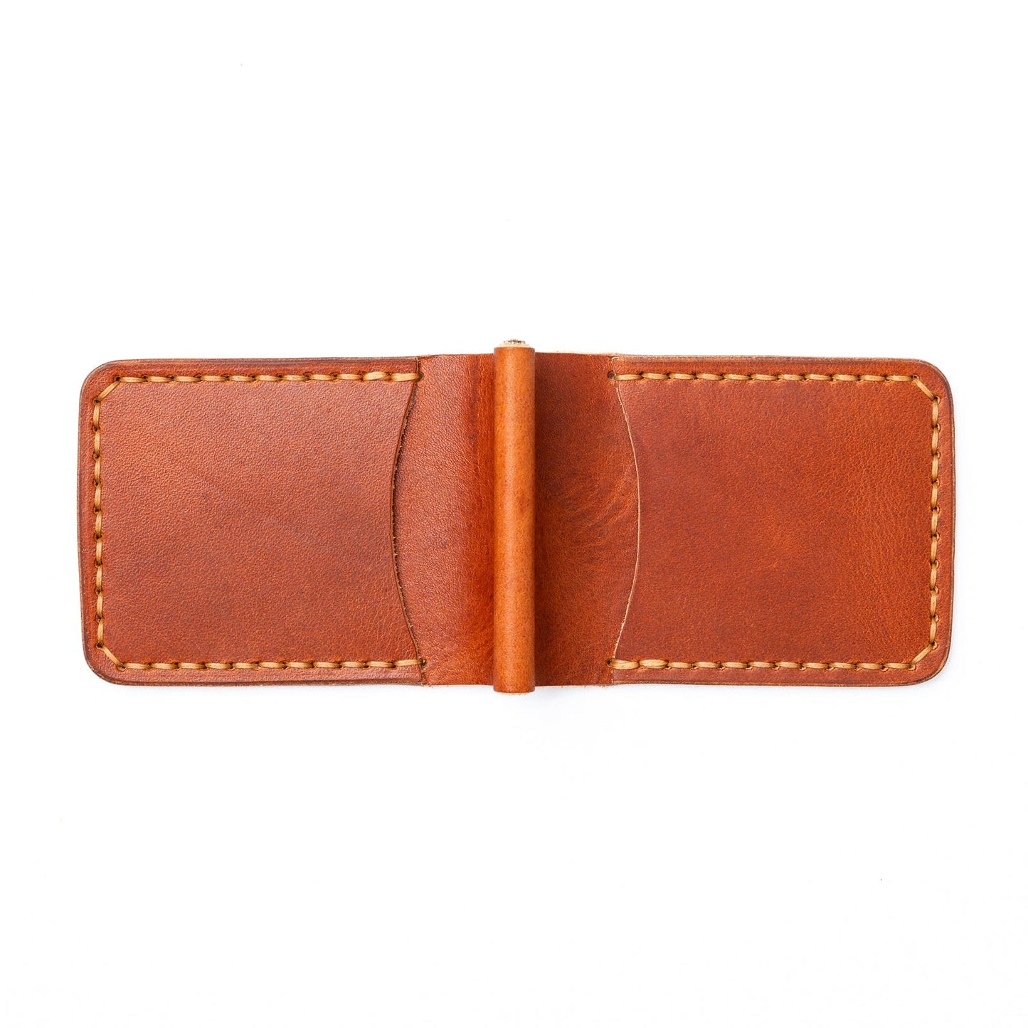 Leather Money Clip Wallet