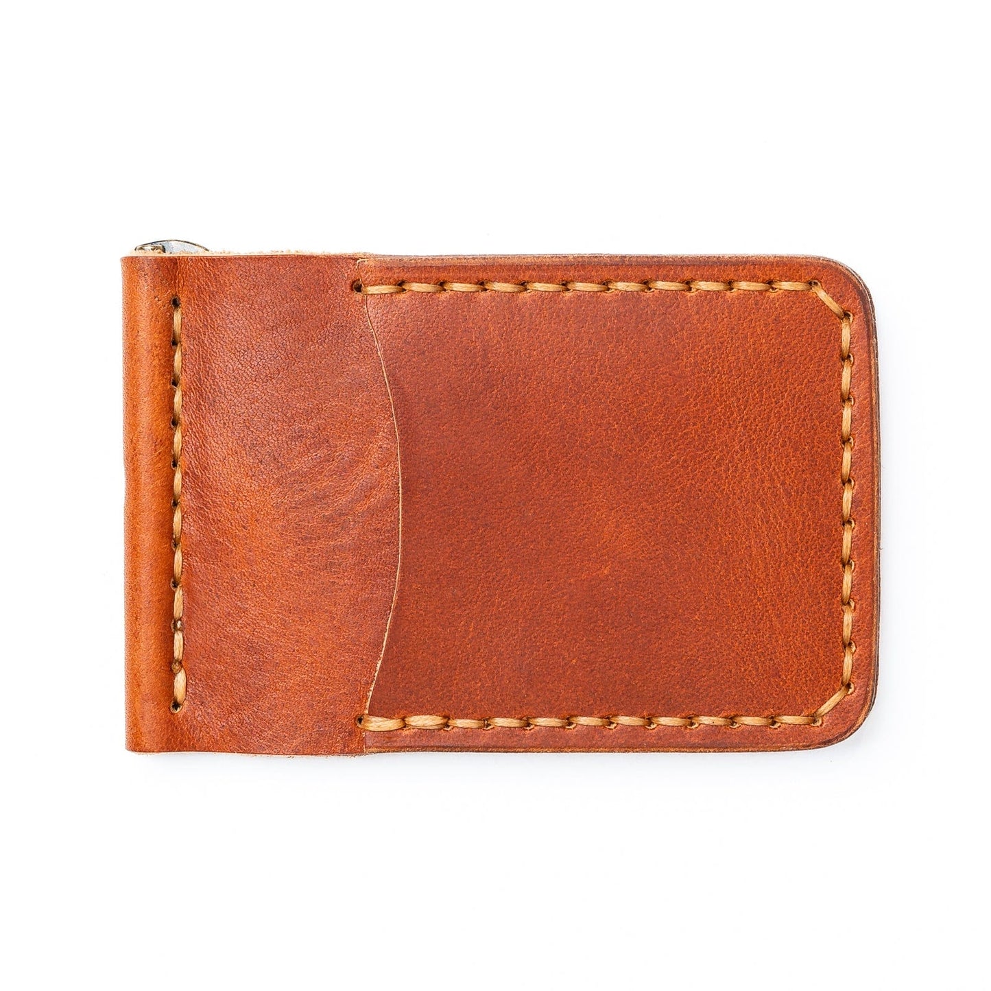 Leather Money Clip Wallet