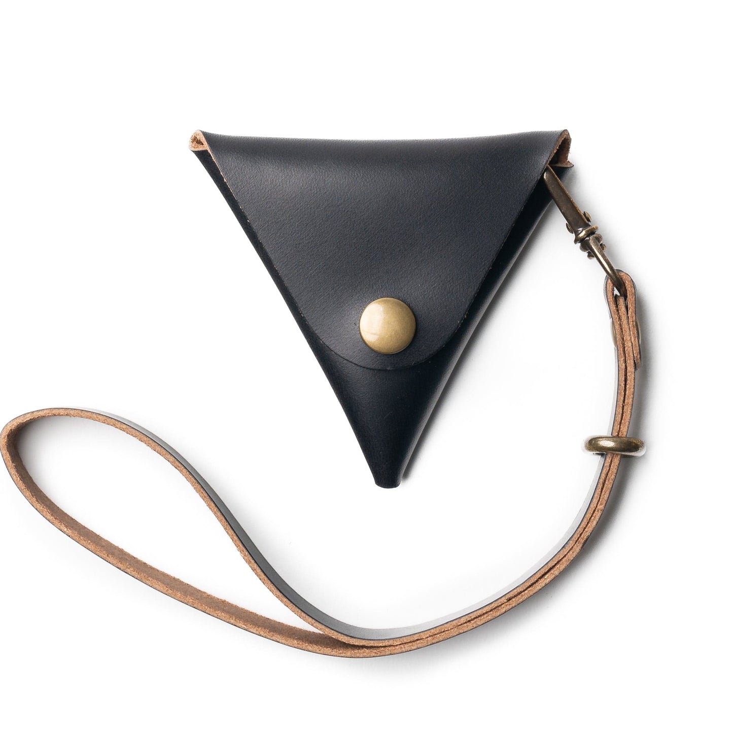 Leather Triangle Pouch