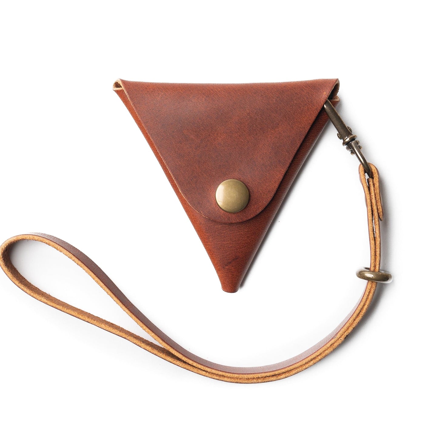 Leather Triangle Pouch