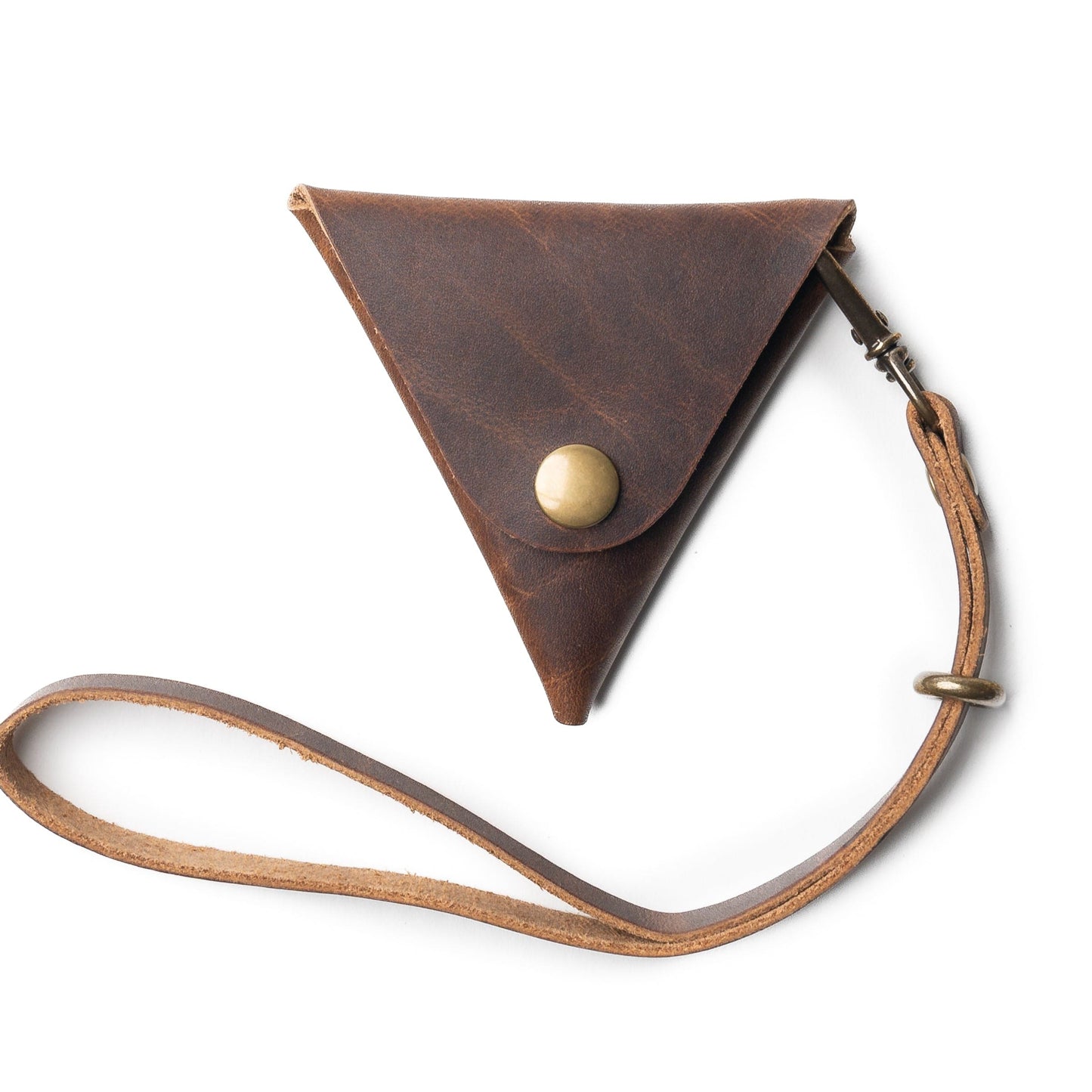 Leather Triangle Pouch