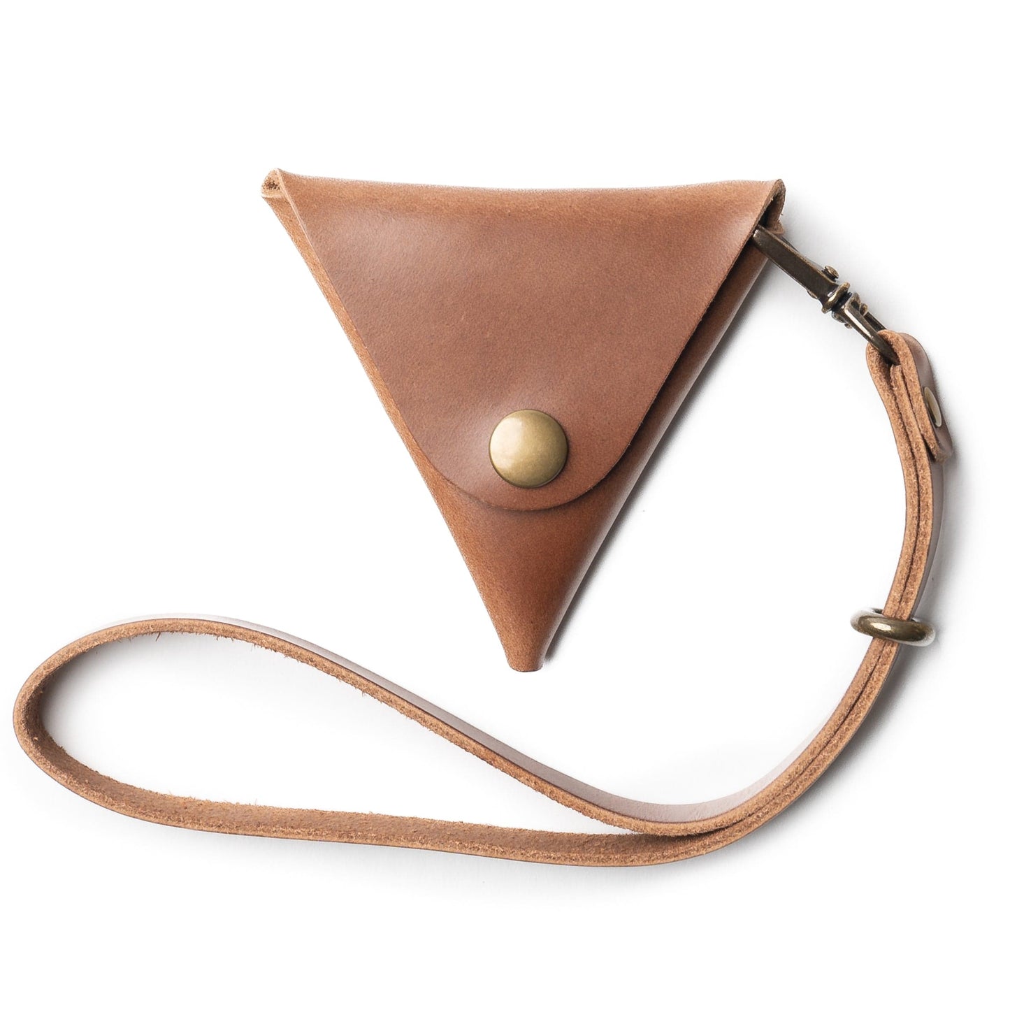 Leather Triangle Pouch