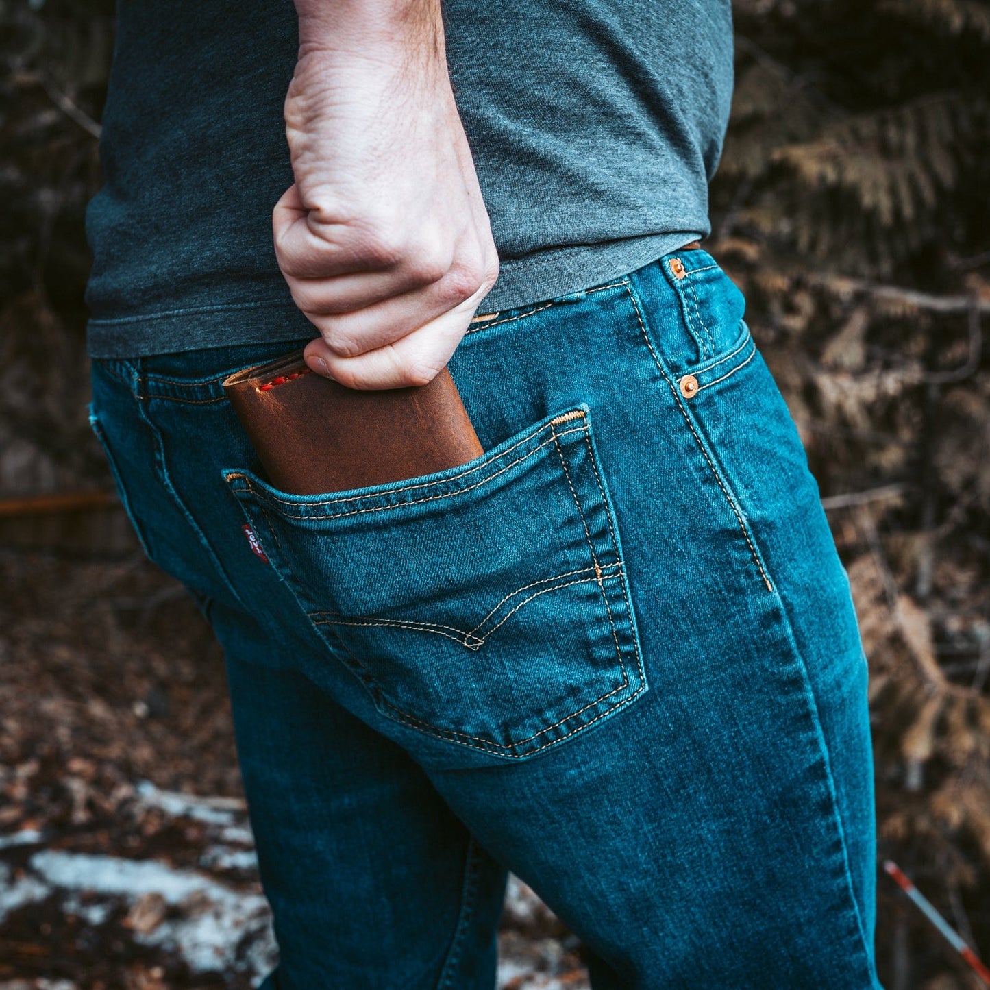 Leather Trifold Wallet