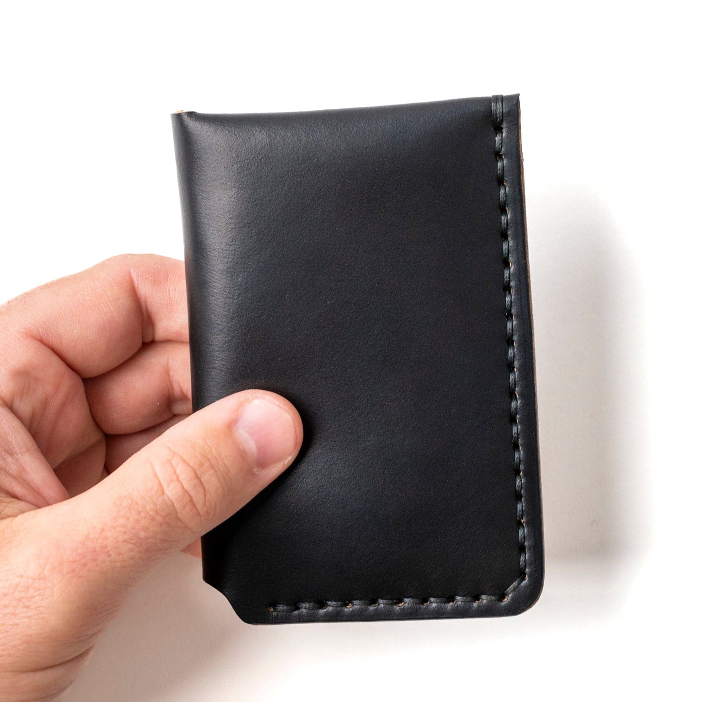 Leather Vertical Wallet