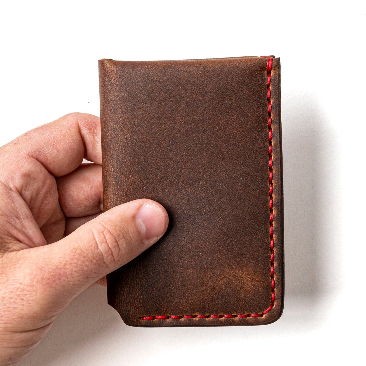 Leather Vertical Wallet