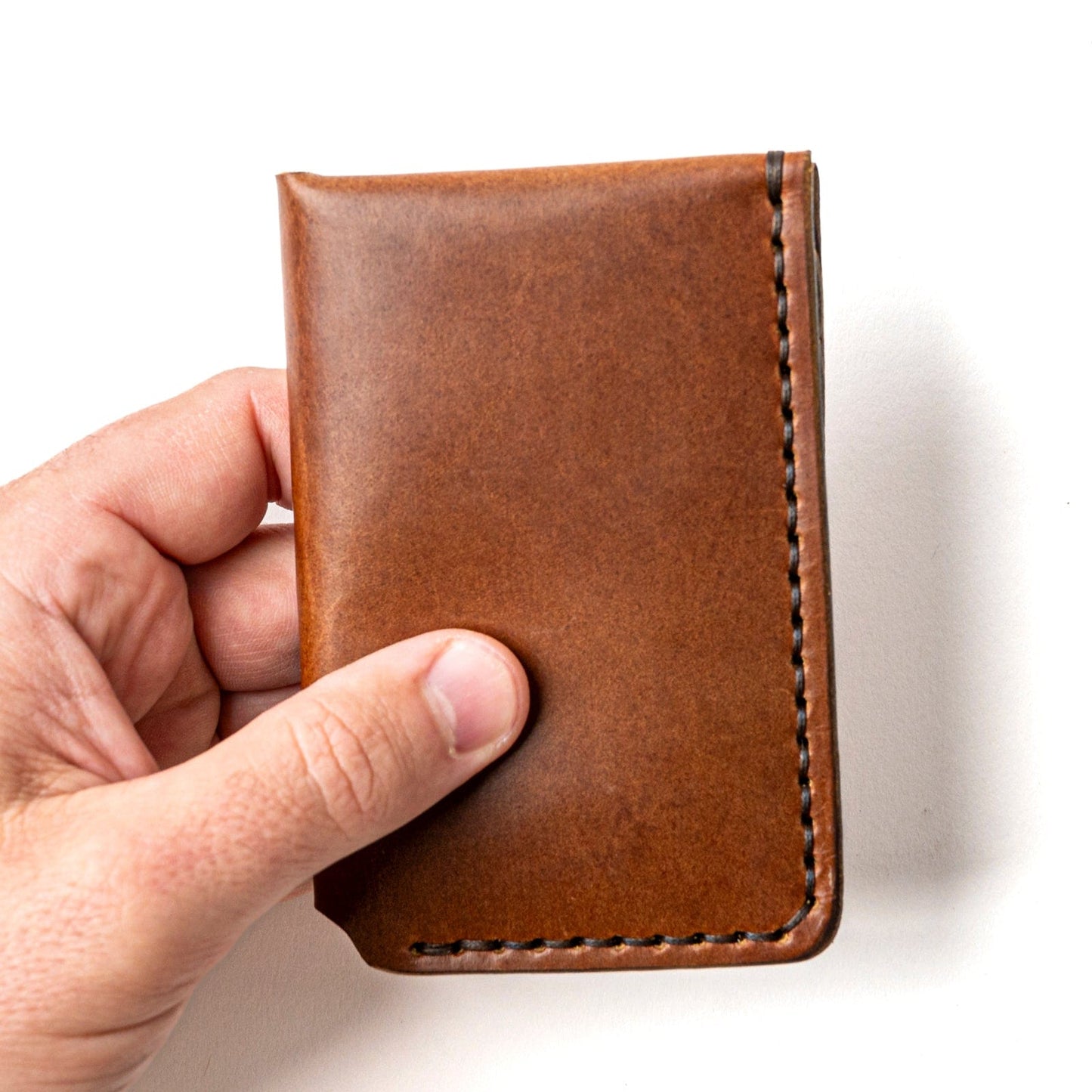 Leather Vertical Wallet