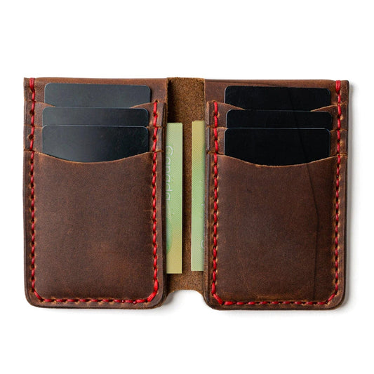 Leather Vertical Wallet