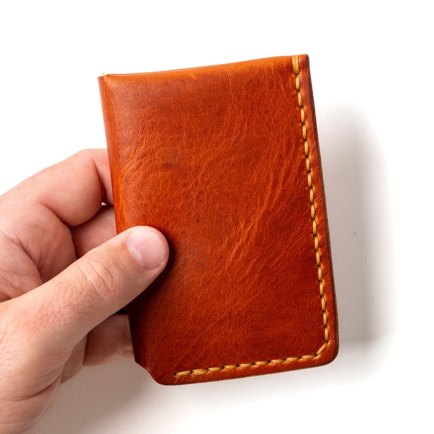 Leather Vertical Wallet