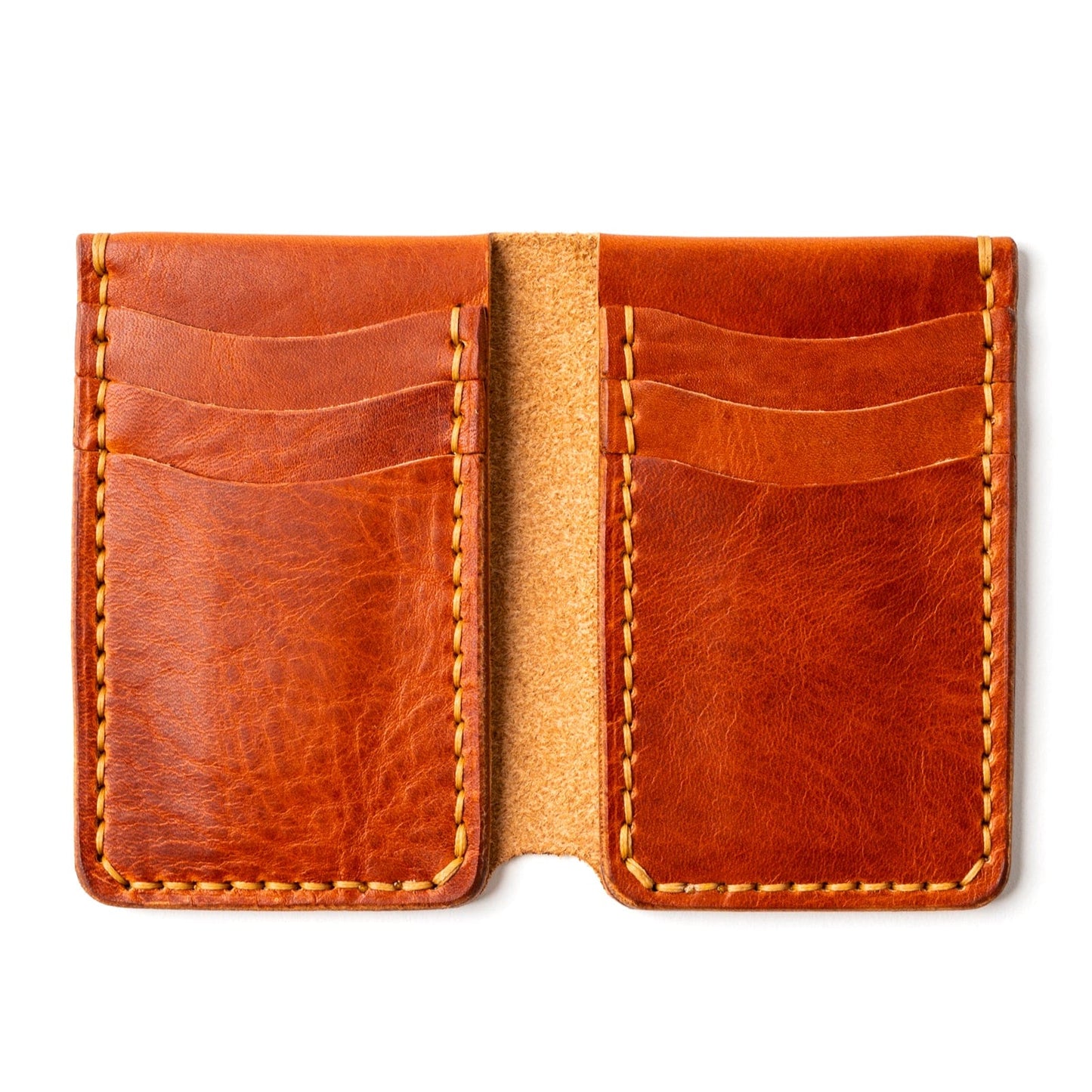 Leather Vertical Wallet