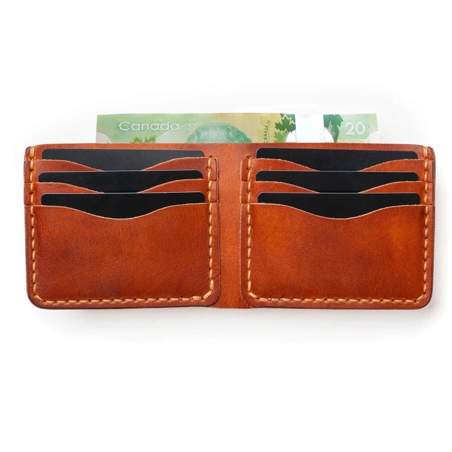 Traditional Bifold Leather Wallet